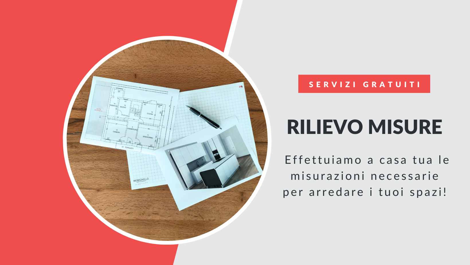 Rilievo misure gratuito arredamento